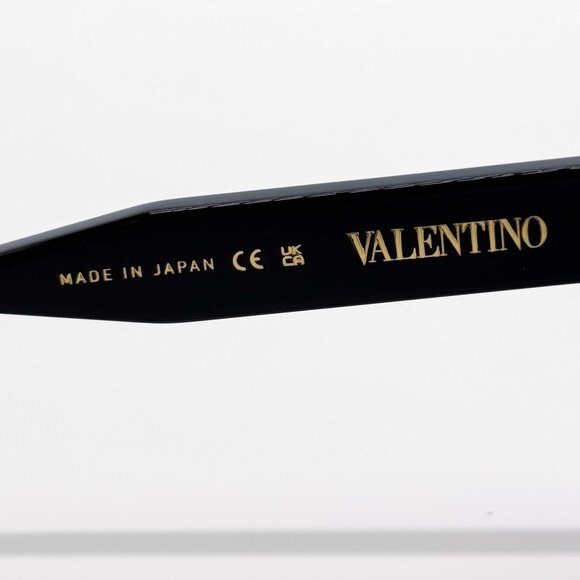 NEW VALENTINO SUNGLASSES VLS-163A BLACK/ORANGE UNISEX EYEWEAR